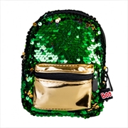 Buy Gold Green Sequins BooBoo Backpack Mini