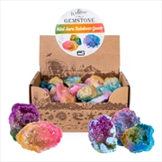 Buy Gemstone Mini Rainbow Aura Geode (SENT AT RANDOM)