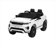 Buy Kids Ride On Car Licensed Land Rover 12V Electric Car Toys Battery Remote White