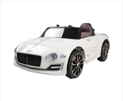 Buy Bentley Kids Ride On Car Licensed Electric Toys 12V Battery Remote Cars White