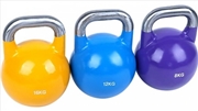 Buy 8KG, 12KG, 16KG Pro-Grade Steel KettleBell Set