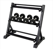 Buy Dumbbell Rack Storage Stand Hex Weight Heavy Duty 3 Tier Wide Home Gym Fitness
