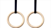 Buy Wooden Gymnastic Rings Olympic Gym Strength Training