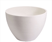 Buy Polished Vintage White Planter Bowl 30cm