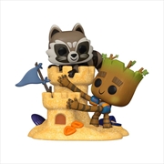 Buy Marvel - Rocket & Groot Beach Day US Exclusive Pop! Moment [RS]