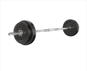 Buy 38KG Barbell Weight Set Plates Bar Bench Press Fitness Exercise Home Gym 168cm