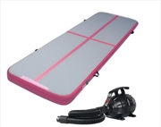 Buy 3x1m Air Track Mat With Pump - Pink