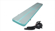 Buy 5x1m Inflatable Air Track Mat with Pump Tumbling - Green