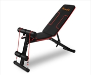 Buy Adjustable FID Weight Bench Fitness Flat Incline Gym Home Steel Frame