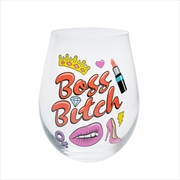Buy Boss Bitch Stemless Wine Glass