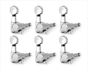 Buy Tuning Pegs Machine Heads for Electric Guitars 6-in-Line Chrome 6pc
