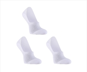 Buy 3 Pack Small White Cushion No Show Ankle Socks Non-Slip Breathable