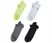 Buy 4 Pack Large Multi Colour Seamless Sport Sneakers Socks Non-Slip Heel Tab