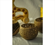 Buy Coco Candle holder- Golden Pineapple
