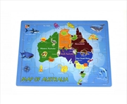 Buy 2 In 1 Australian Map Jigsaw