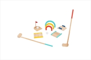 Buy Wooden Lawn Golf Game Set