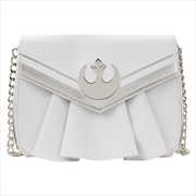 Buy Loungefly Star Wars - Princess Leia White Chain Strap Crossbody