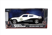 Buy Fast & Furious - 2006 Dodge Charger Police Car 1:24 Scale