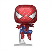 Buy Spider-Man: No Way Home - Friendly Neighborhood Spider-Man Metallic US Exclusive Pop! Vinyl [RS]
