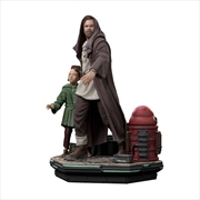 Buy Star Was - Obi-Wan & Young Leia DLX 1:10 Statue