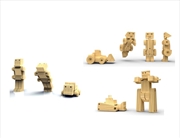 Buy 3 Wooden Transformers Small