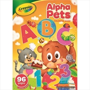 Buy Crayola Alpha Pets 96pg Coloring Book