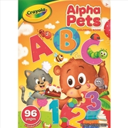 Buy Crayola Alpha Pets 96pg Coloring Book