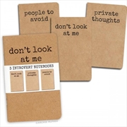 Buy Archie McPhee – Introvert Notebooks – Set Of 3