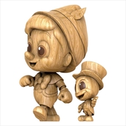 Buy Pinocchio (1940) - Pinocchio & Jiminy Cricket (Wooden Color Version] Cosbaby