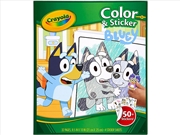 Buy Crayola Bluey Color Sticker Book