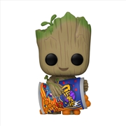 Buy I Am Groot - Groot w/Cheese Puffs FL Pop!