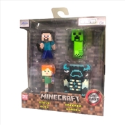 Buy Minecraft - 2.5" MetalFigs 4-Pack