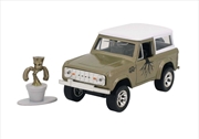 Buy Marvel Comics - 1973 Ford Bronco Hard Top 1:32 Scale Hollywood Ride with Groot Set