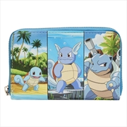 Buy Loungefly Pokemon - Squirtle Evolution Zip Purse