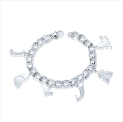 Buy Disney Aladdin Princess Jasmin Charm Bracelet - Silver