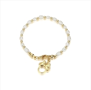 Buy Precious Metal Minnie Mouse Pearl Bracelet - Gold