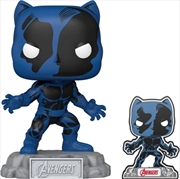 Buy Marvel Comics - Black Panther Avengers 60th US Exclusive Pop! Vinyl with Pin [RS]