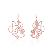 Buy Minnie Mouse Wire Style Drop Earrings - Rose