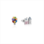 Buy Disney Up House Mix-Match Stud Earrings - Silver
