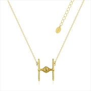 Buy Star Wars Tie Fighter Necklace - Gold