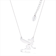 Buy Tinker Bell Silhouette Necklace - Silver