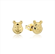 Buy Disney Winnie The Pooh Stud Earrings - Gold