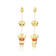 Buy Disney Winnie The Pooh Hunny Pot Drop Earrings - Gold