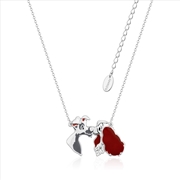 Buy Lady And The Tramp Necklace - Silver