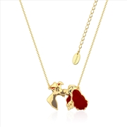 Buy Lady And The Tramp Necklace - Gold