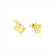 Buy Disney Fantasia Sorcerer's Apprentice Mickey Mix-Match Stud Earrings - Gold