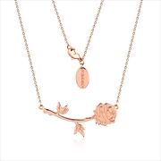 Buy Disney Beauty And The Beast  Rose Necklace - Rose