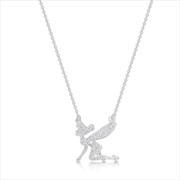 Buy Tinker Bell Pave Silhouette Crystal Necklace
