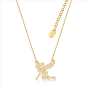 Buy Tinker Bell Pave Silhouette Crystal Necklace
