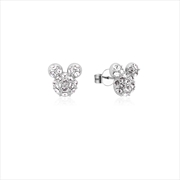 Buy Precious Metal Mickey Mouse Swarovski Crystal Stud Earrings